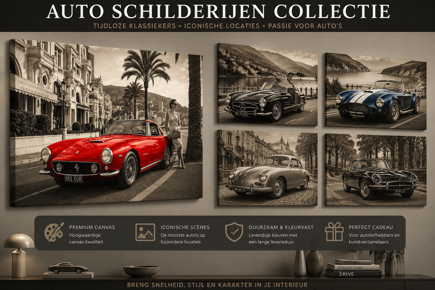 auto canvas schilderijen