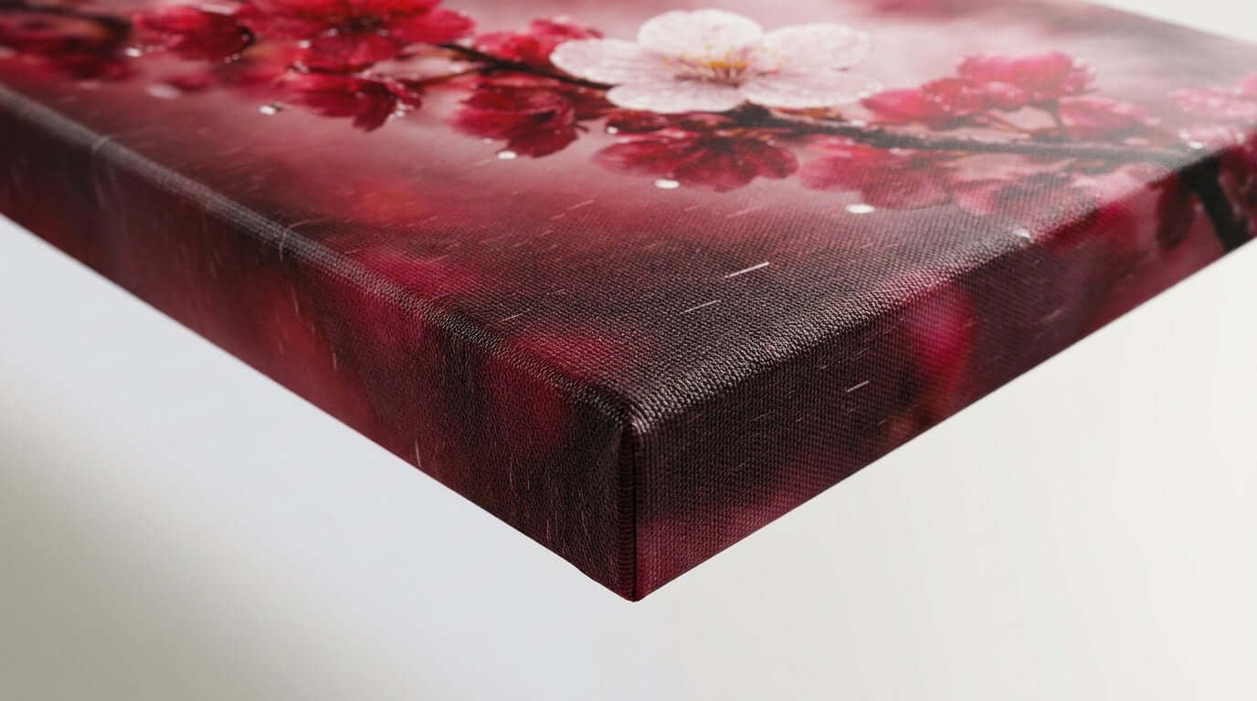 Clpse-up van Canvas Schilderij