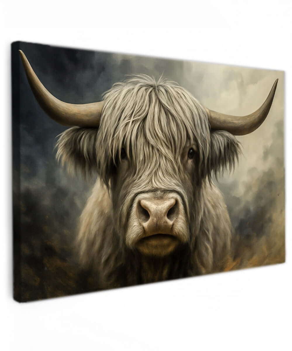 Hoorn van de Hooglanden Canvas schilderij Hooglanden 