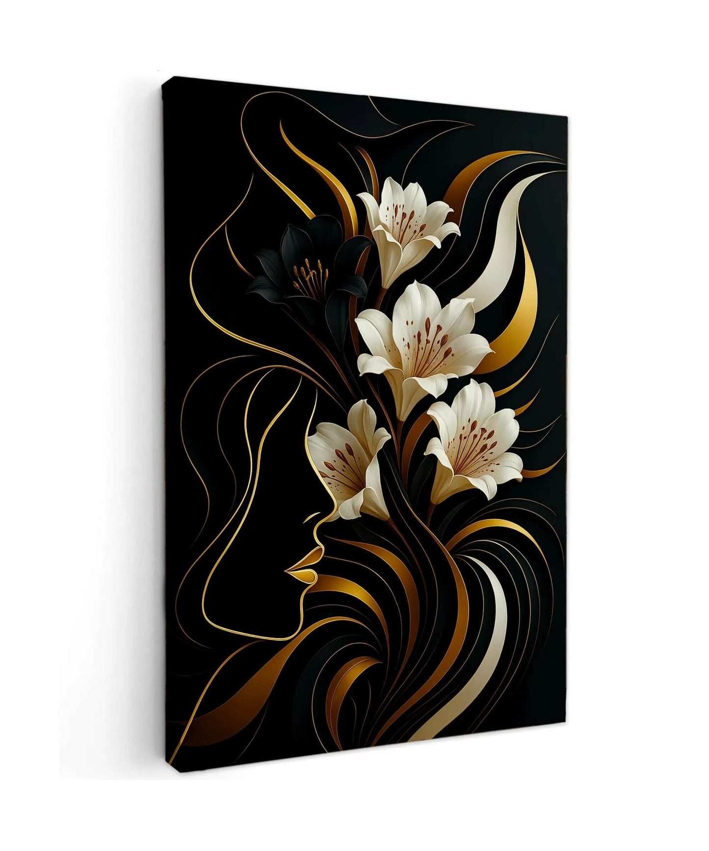 Canvas schilderij bloemen – The Secret Garden | Luxe wanddecoratie