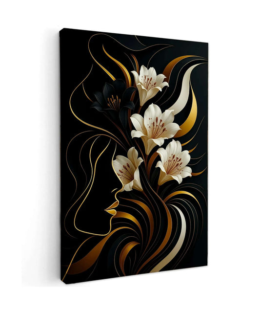 Canvas schilderij bloemen – The Secret Garden | Luxe wanddecoratie