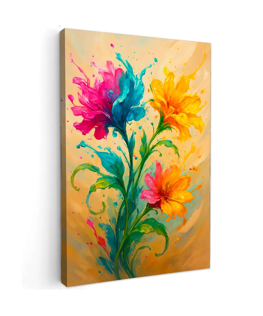 Canvas schilderij bloemen – Watercolor Florals wanddecoratie