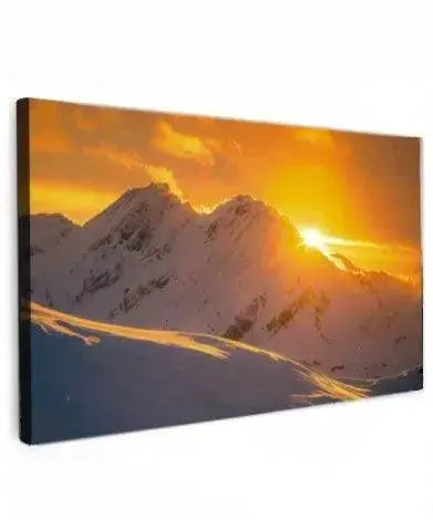 Canvas schilderij breathtaking vista – adembenemend landschap op canvas