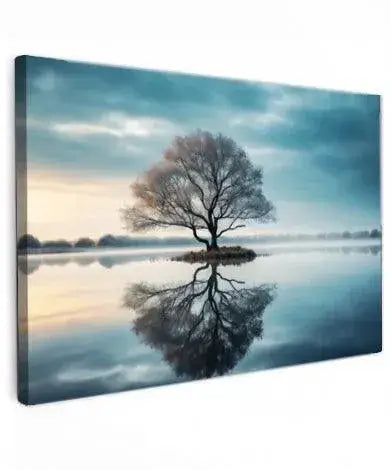 Canvas schilderij calm landschap – Crystal Calm wanddecoratie