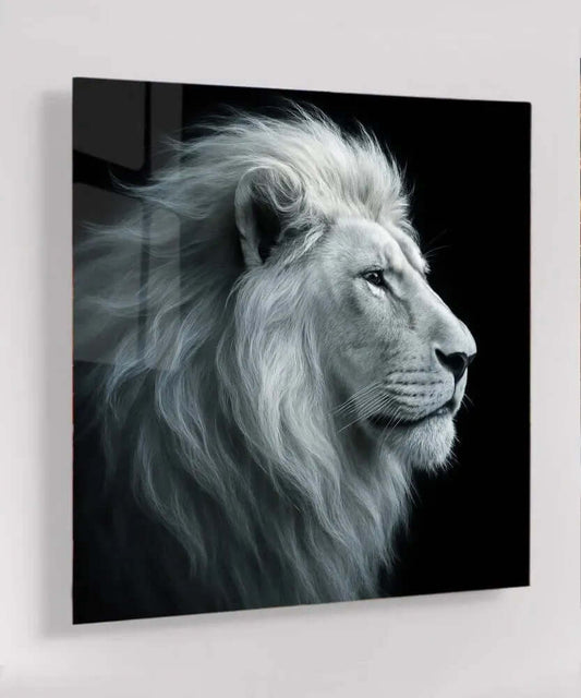 The White King - Online Schilderij - Glas Schilderij