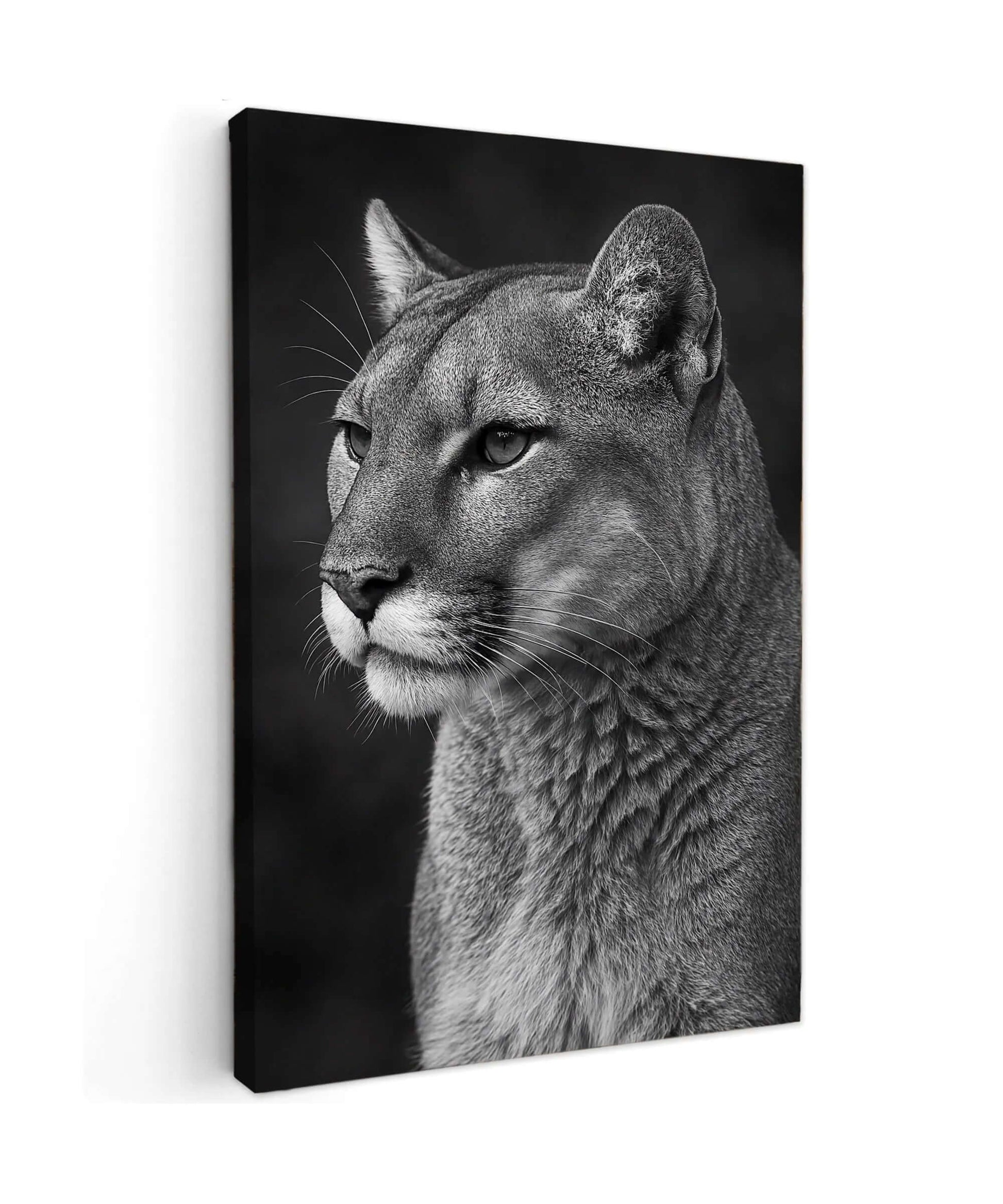 North American Predator canvas schilderij – krachtige dieren wanddecoratie