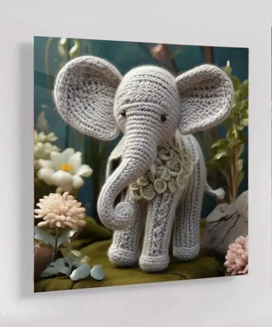 Little Grey - Online Schilderij - Glas Schilderij