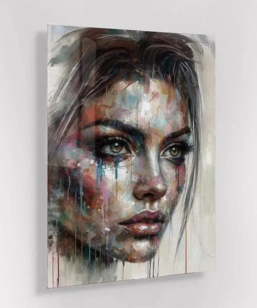 Abstract Emotions - Online Schilderij - Glas Schilderij